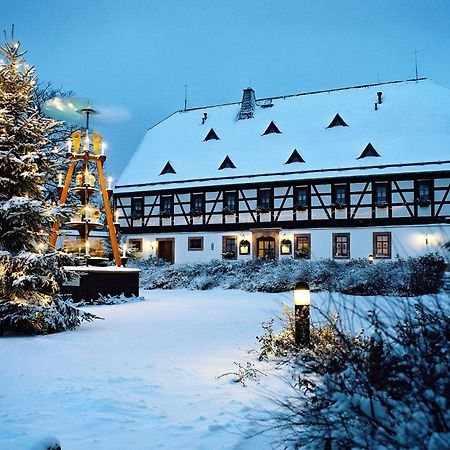 Hotel Folklorehof Chemnitz Bagian luar foto